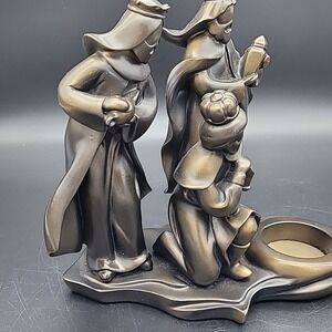 PartyLite Retired Bronze Tealight Holder Three Wise Men P9431 Holy Night